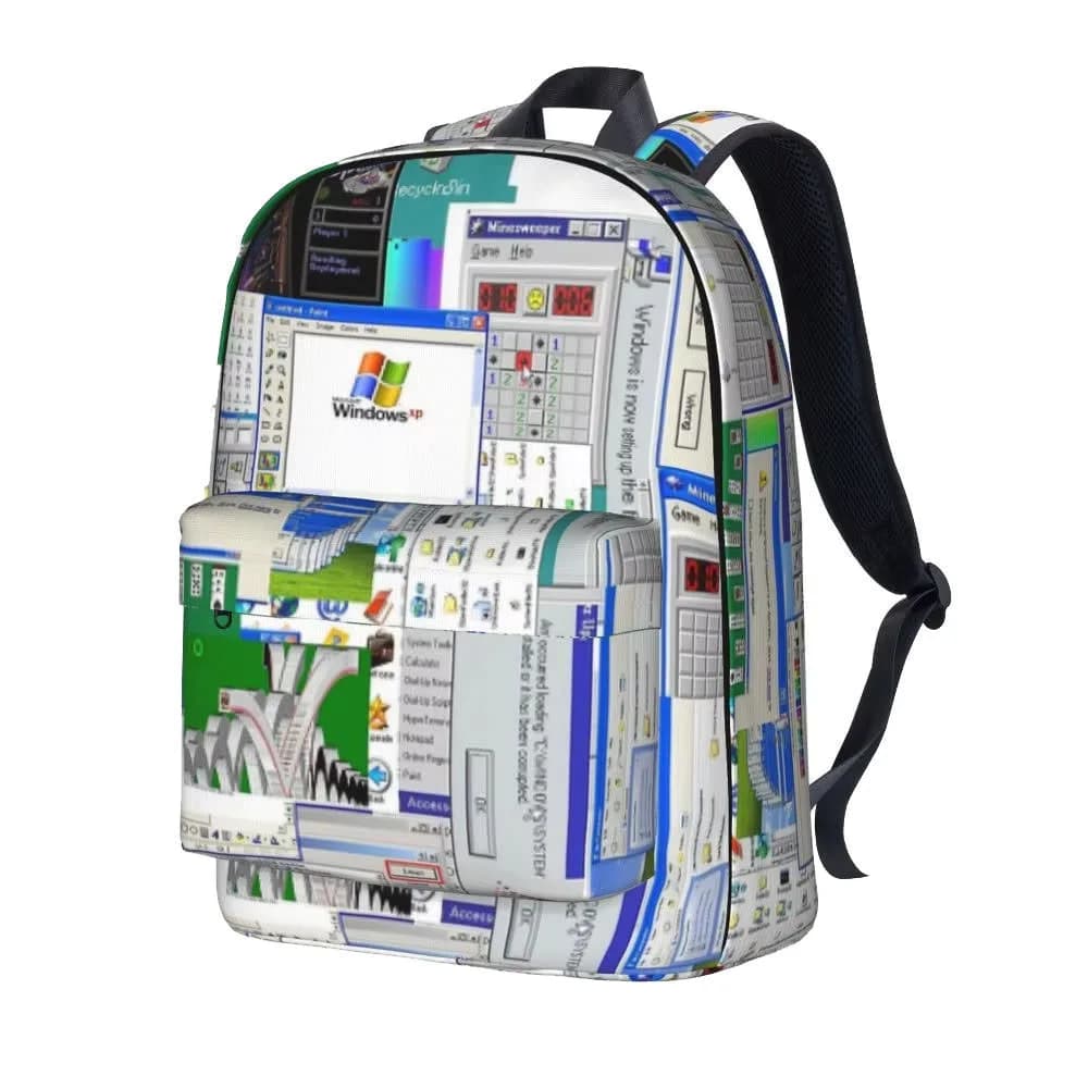 Windows XP Aesthetic Backpack — view 1 Windows XP Aesthetic Backpack — view 1