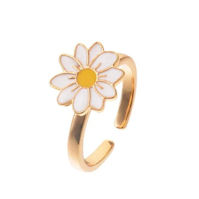 Spinner Flower Anxiety Ring — view 1 Spinner Flower Anxiety Ring — view 1