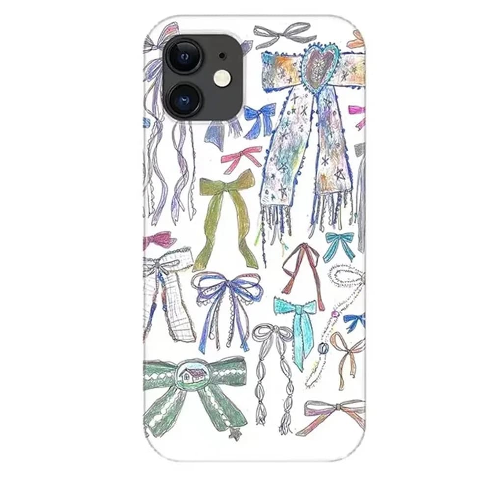 Cute Bows iPhone Case — view 1 Cute Bows iPhone Case — view 1