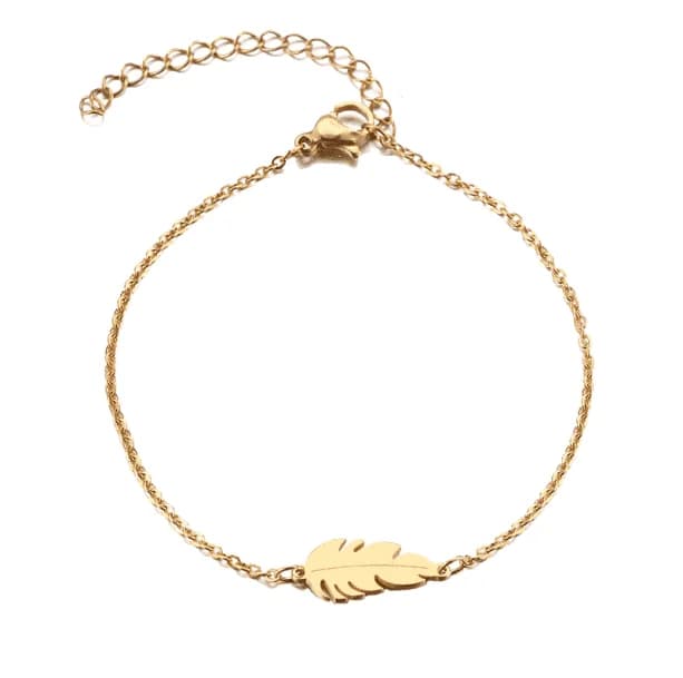 Delicate Feather Bracelet — view 1 Delicate Feather Bracelet — view 1