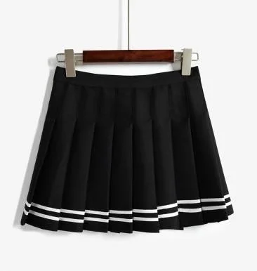 School Girl Pleated Mini Skirt — view 2 School Girl Pleated Mini Skirt — view 2