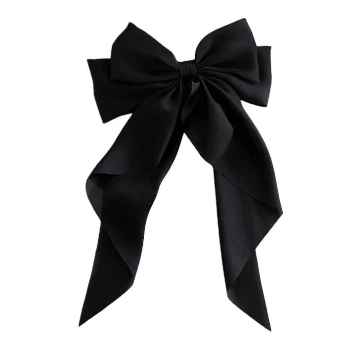 Parisian Satin Hair Bow — view 1 Parisian Satin Hair Bow — view 1
