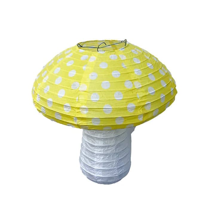 2.0 Mushroom Paper Lanterns — view 2 2.0 Mushroom Paper Lanterns — view 2