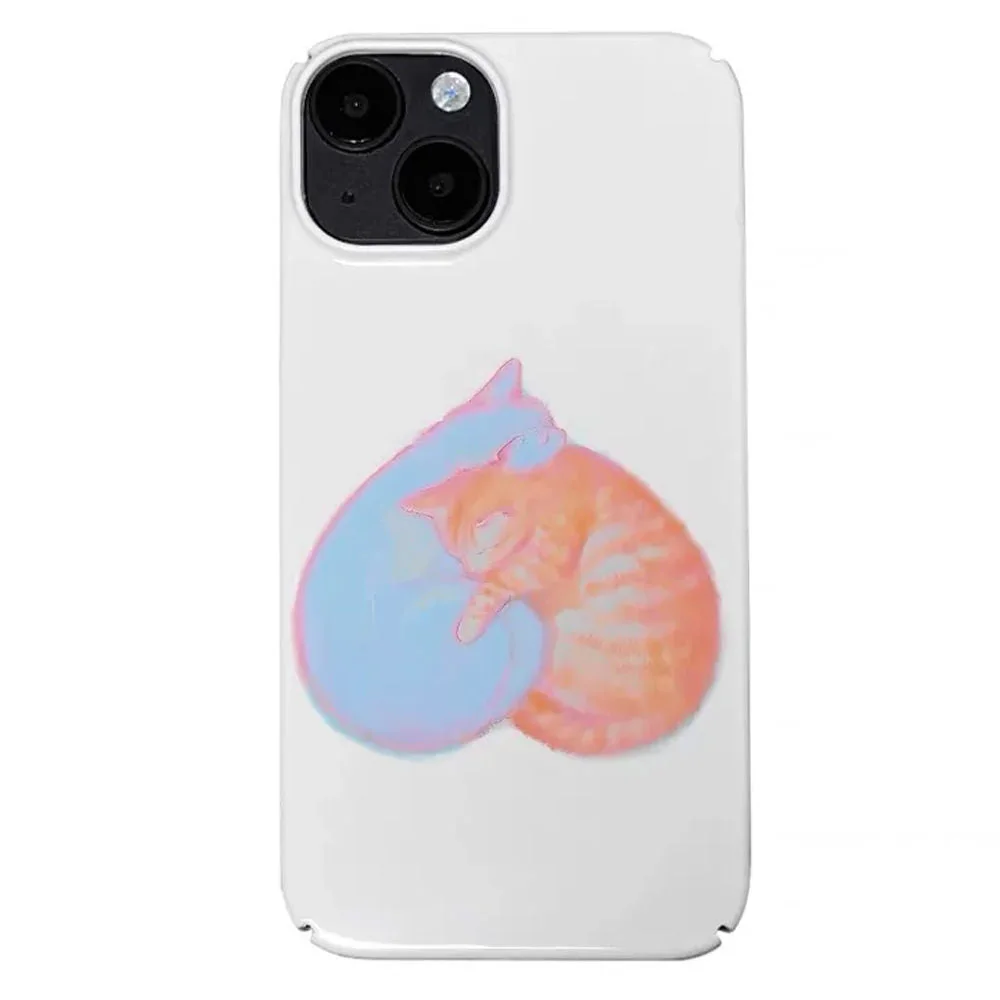 Cats Yin Yang iPhone Case — view 1 Cats Yin Yang iPhone Case — view 1