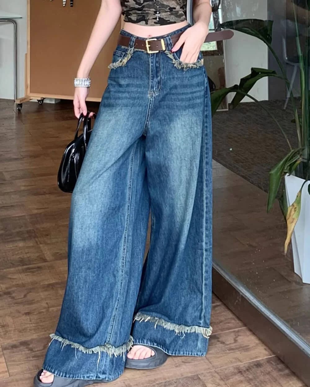 Teenage Drama Wide-Leg Jeans — view 2 Teenage Drama Wide-Leg Jeans — view 2