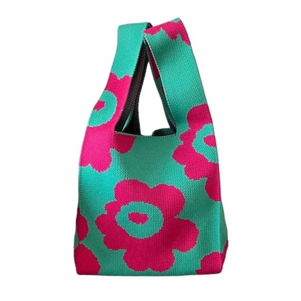 Indie Aesthetic Flower Tote Bag — view 3 Indie Aesthetic Flower Tote Bag — view 3