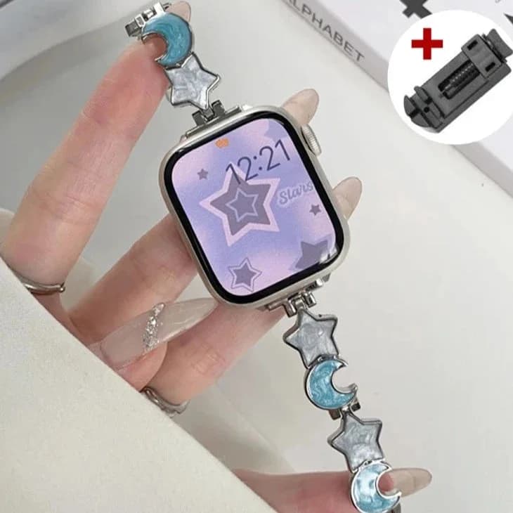 Moon & Star Apple Watch Band — view 2 Moon & Star Apple Watch Band — view 2