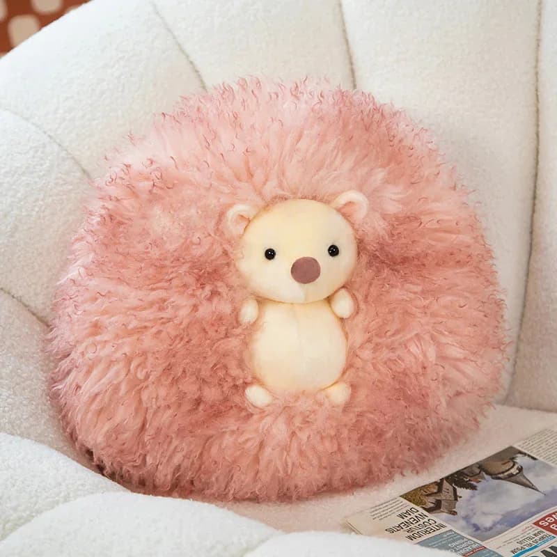 Round Hedgehog and Panda Plushies — option view 2 Round Hedgehog and Panda Plushies — option view 2