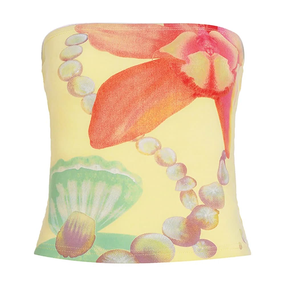Mermaid Aesthetic Tube Top — view 1 Mermaid Aesthetic Tube Top — view 1