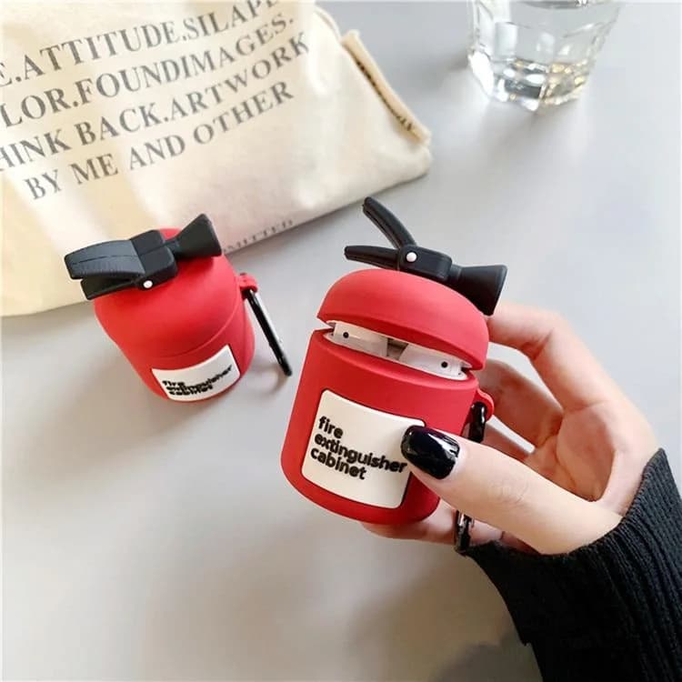 Fire Extinguisher Airpods Case — view 2 Fire Extinguisher Airpods Case — view 2
