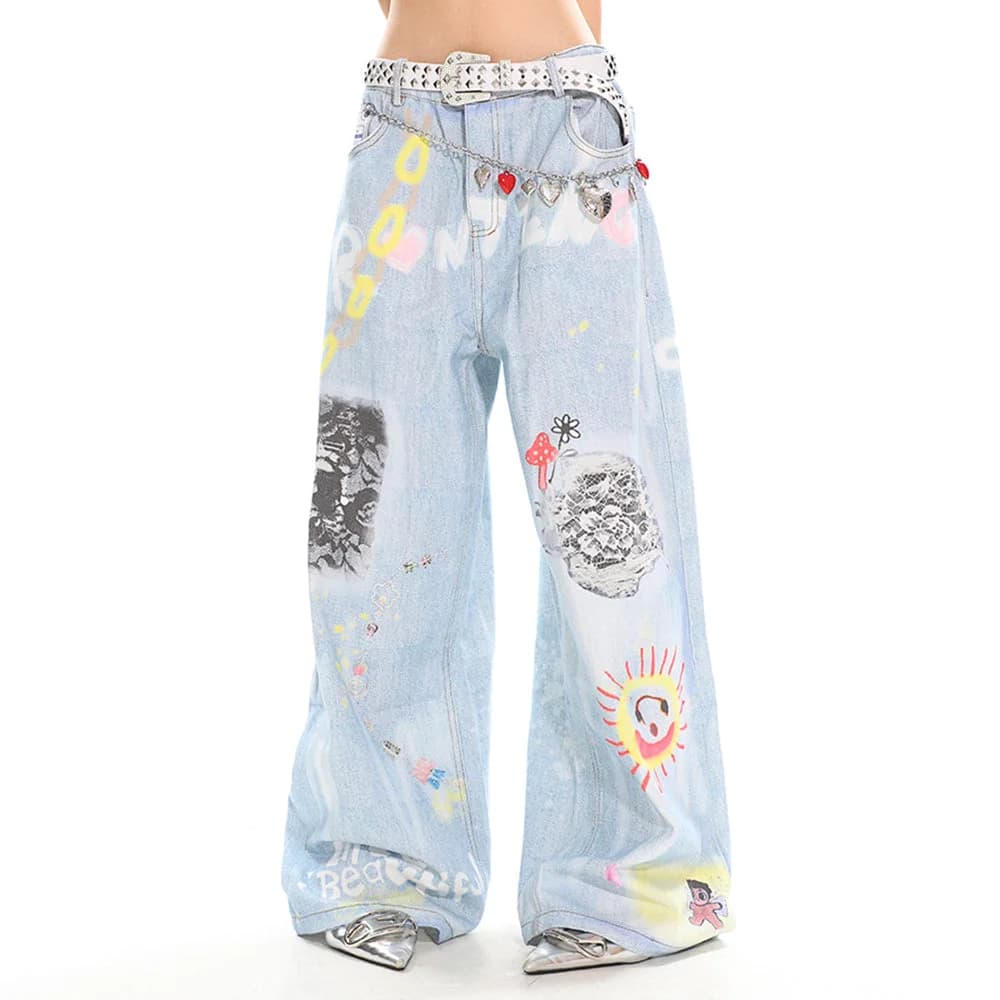 Indie Kid Baggy Jeans — view 2 Indie Kid Baggy Jeans — view 2