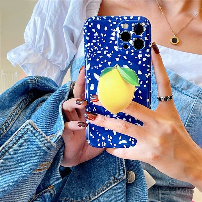 Sicilian Lemon iPhone Case — view 2 Sicilian Lemon iPhone Case — view 2