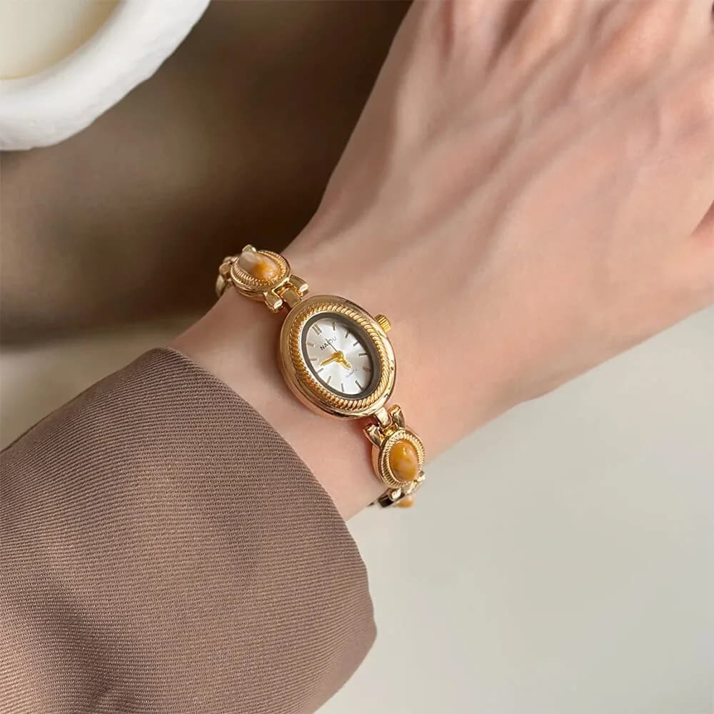 Old Money Aesthetic Watch Bracelet — view 3 Old Money Aesthetic Watch Bracelet — view 3