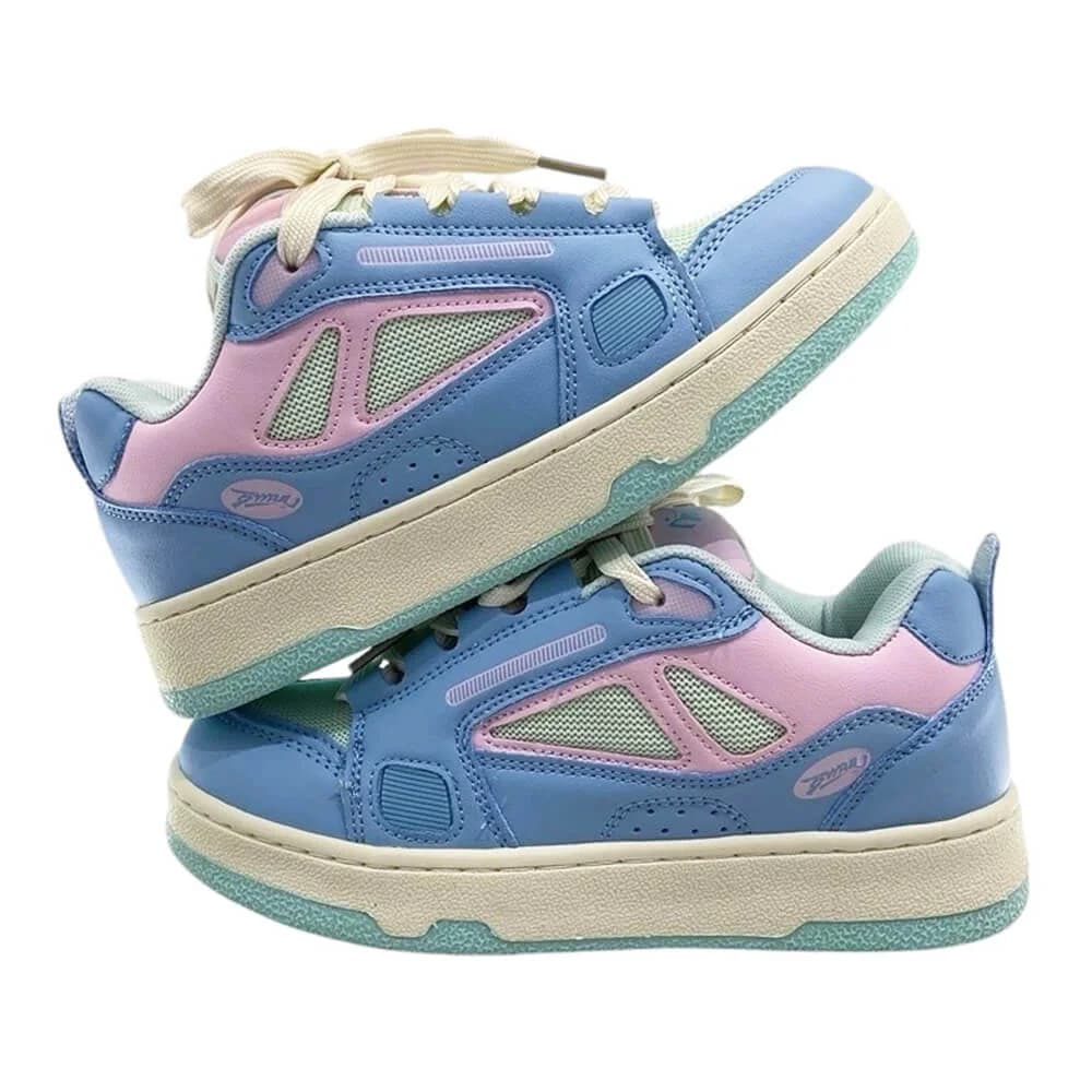Pastel Candy Skater Sneakers — view 2 Pastel Candy Skater Sneakers — view 2