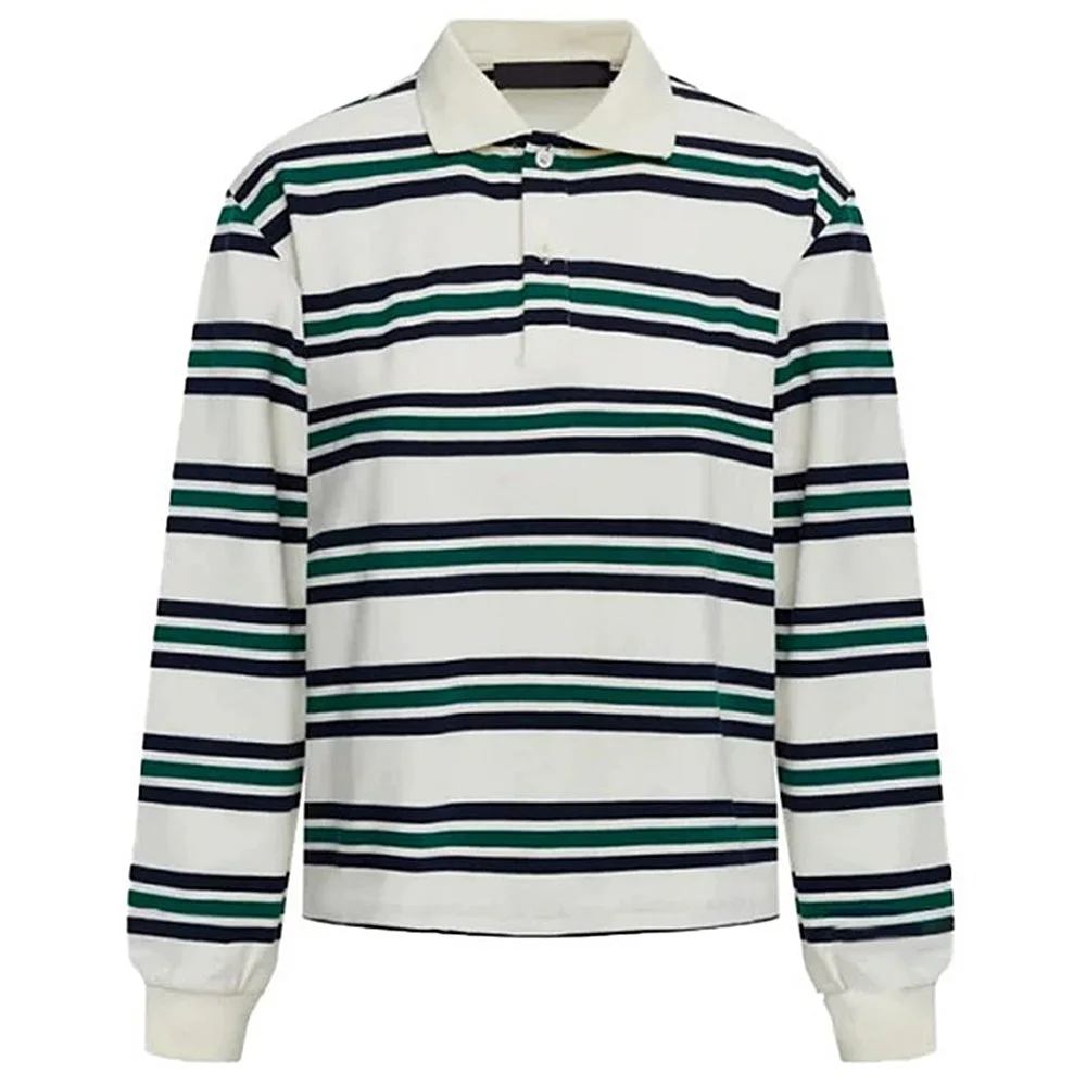 Vintage Stripe Rugby Polo — view 1 Vintage Stripe Rugby Polo — view 1