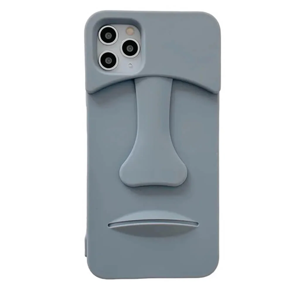 Stone Statue 3D iPhone Case — view 1 Stone Statue 3D iPhone Case — view 1