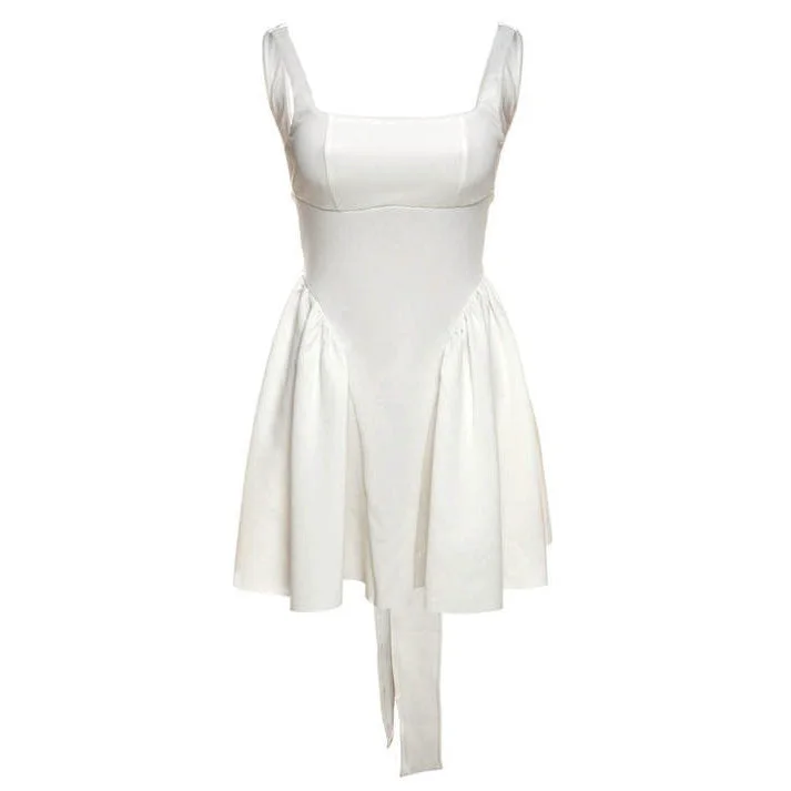 Garden Of Envy Back-Tie Milkmaid Dress — view 1 Garden Of Envy Back-Tie Milkmaid Dress — view 1