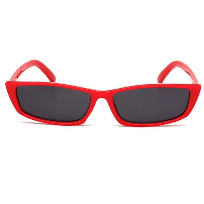 Y2K Skinny Square Sunglasses — view 2 Y2K Skinny Square Sunglasses — view 2