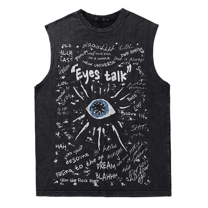 Eyes Talk Graphic Tee — view 1 Eyes Talk Graphic Tee — view 1