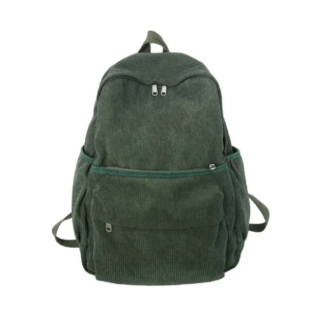 Retro Corduroy Backpack — view 1 Retro Corduroy Backpack — view 1