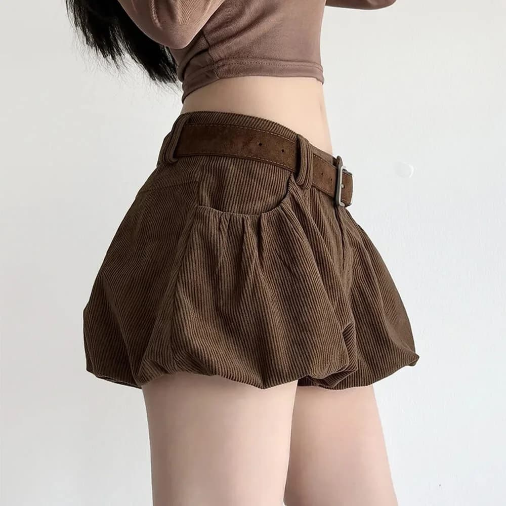 Espresso Days Corduroy Skirt — view 3 Espresso Days Corduroy Skirt — view 3