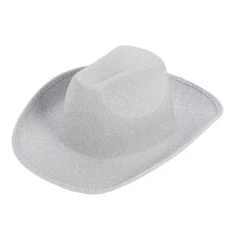 Y2K Glitter Cowgirl Hat — view 2 Y2K Glitter Cowgirl Hat — view 2