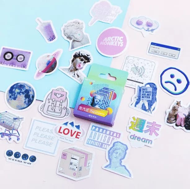 Tumblr Vaporwave Stickers — view 1 Tumblr Vaporwave Stickers — view 1