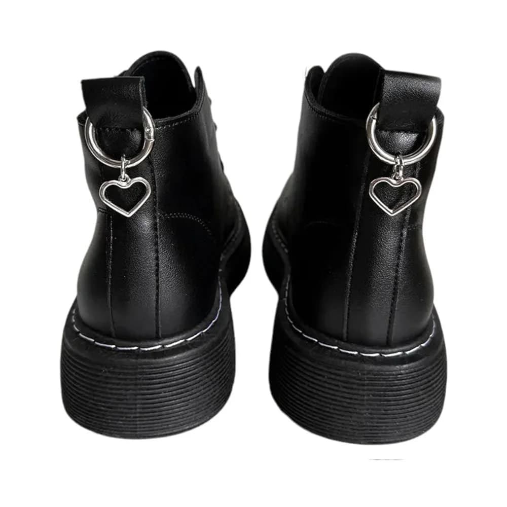 Heart Pendant Boot Charms — view 2 Heart Pendant Boot Charms — view 2