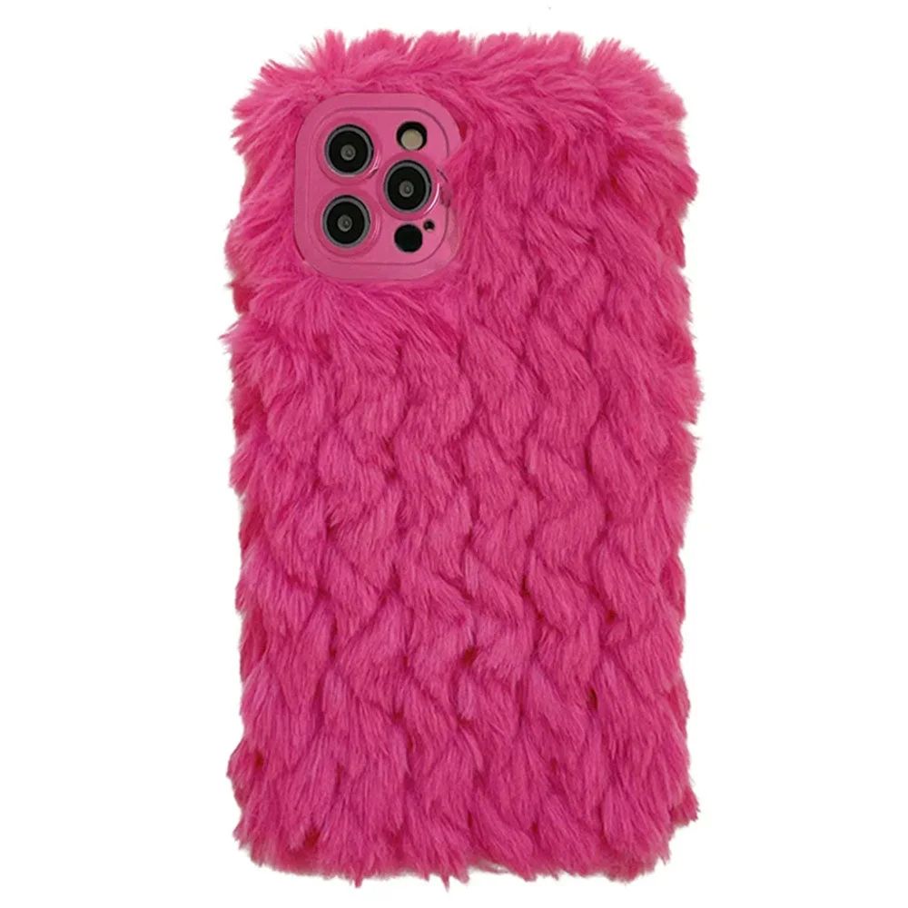 Pink Fuzzy iPhone Case — view 1 Pink Fuzzy iPhone Case — view 1