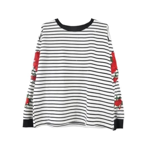 Red Roses Sweatshirt — view 2 Red Roses Sweatshirt — view 2