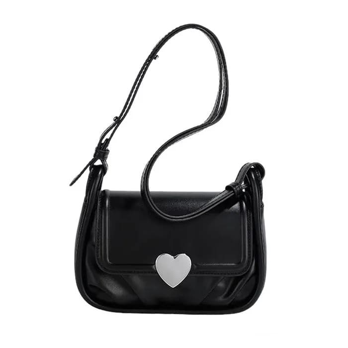 Y2K Aesthetic Heart Bag — view 2 Y2K Aesthetic Heart Bag — view 2