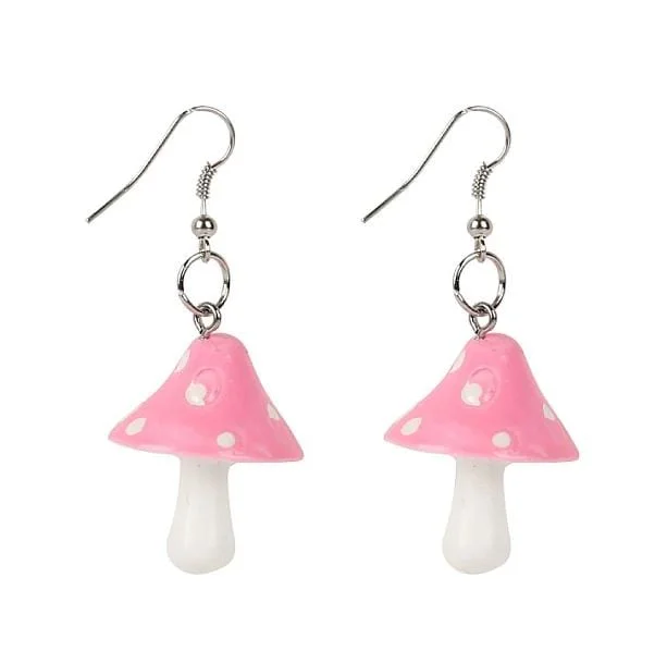 Mushroom Earrings — view 2 Mushroom Earrings — view 2
