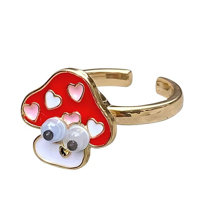 Mushroom Anxiety Ring π β view 1 Mushroom Anxiety Ring π β view 1