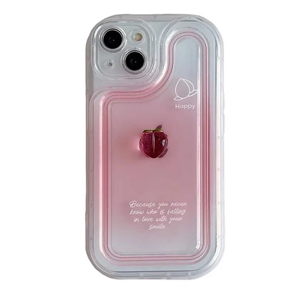 Peachy 3D iPhone Case — view 1 Peachy 3D iPhone Case — view 1