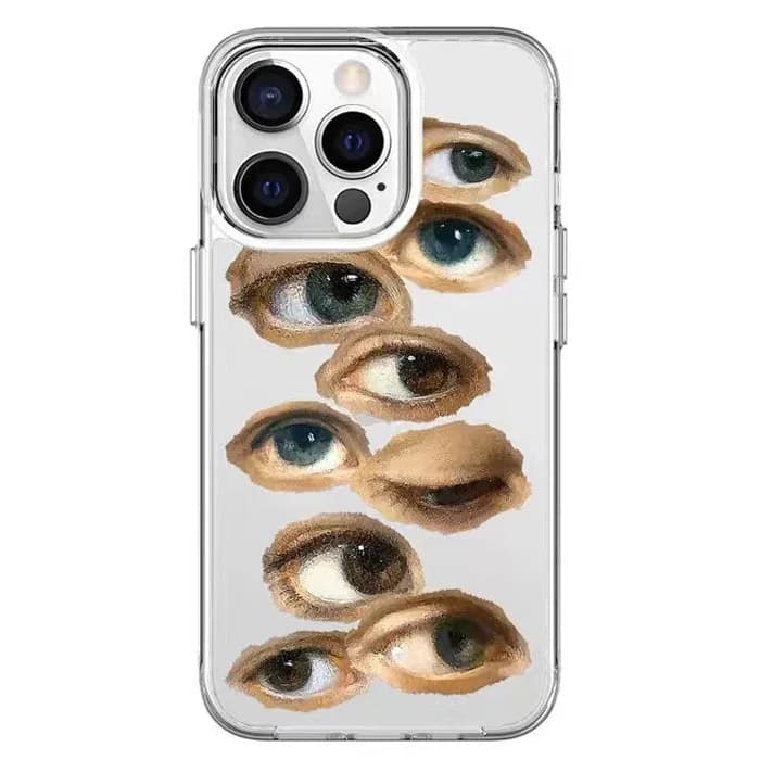 Aesthetic Eyes iPhone Case — view 1 Aesthetic Eyes iPhone Case — view 1