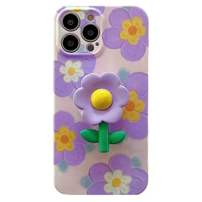 Lavender Flowers iPhone Case — view 1 Lavender Flowers iPhone Case — view 1