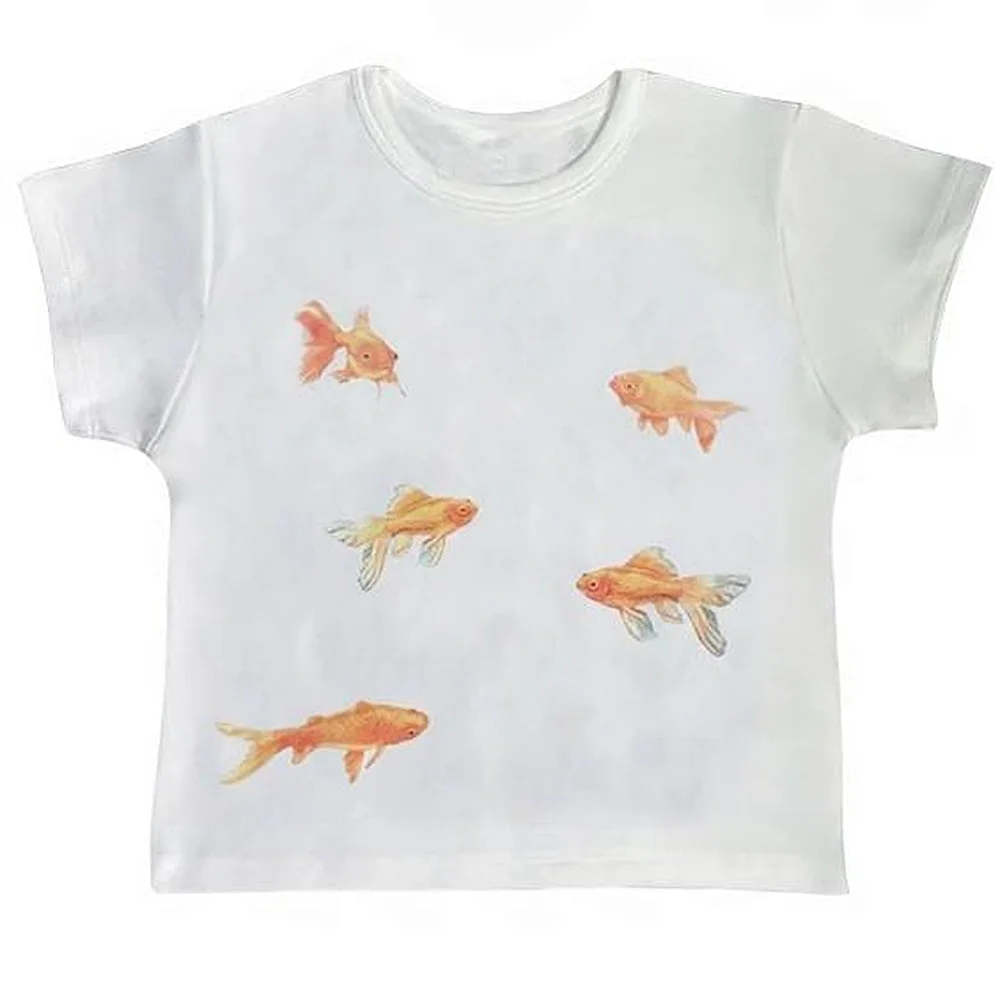 Koi Fish Baby Tee — view 1 Koi Fish Baby Tee — view 1
