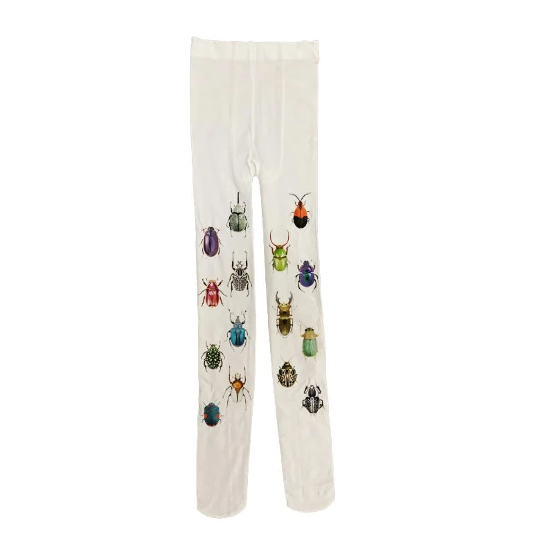 Insect Print Tights — view 2 Insect Print Tights — view 2
