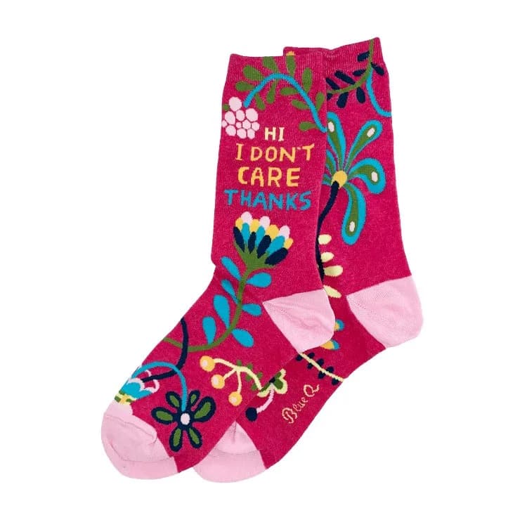 I Don't Care Socks — view 1 I Don't Care Socks — view 1