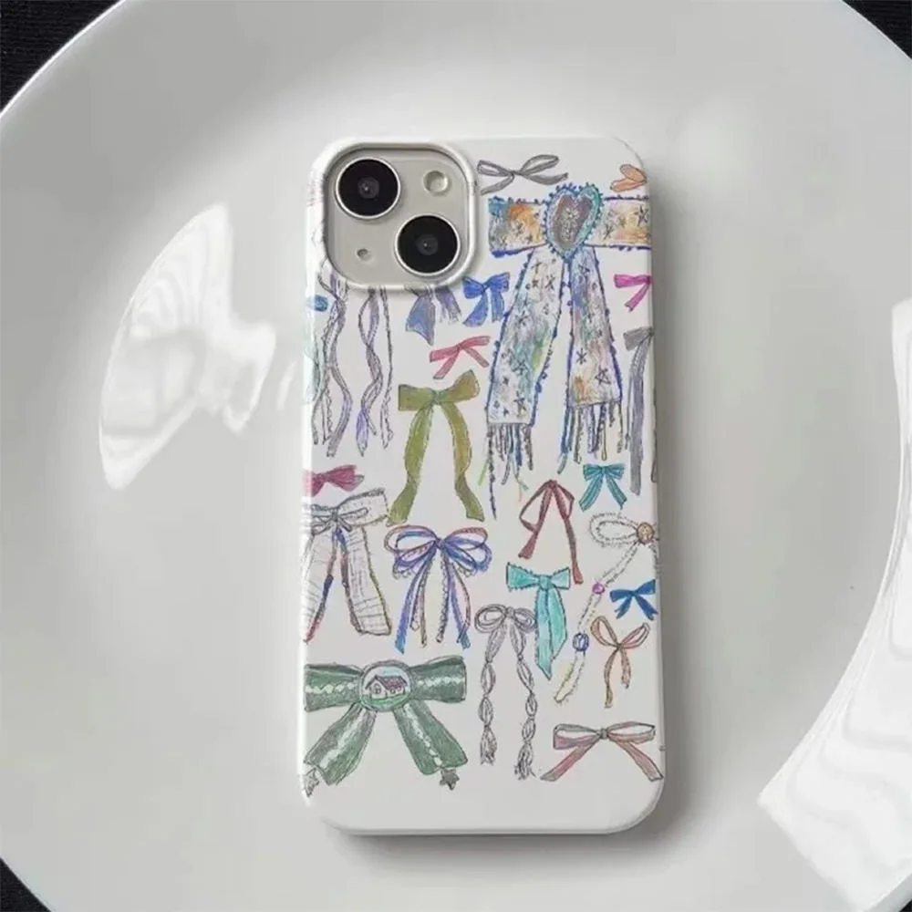 Cute Bows iPhone Case — view 2 Cute Bows iPhone Case — view 2