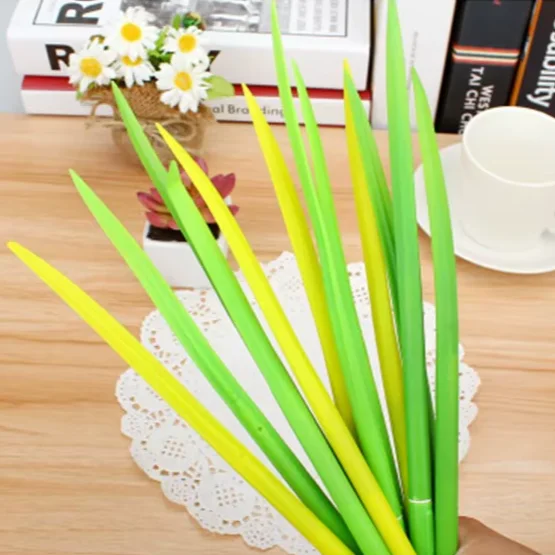 Set of 10 Green Grass Pens — view 2 Set of 10 Green Grass Pens — view 2