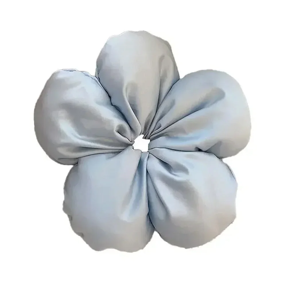 Korean Style Flower Shape Scrunchie — view 2 Korean Style Flower Shape Scrunchie — view 2