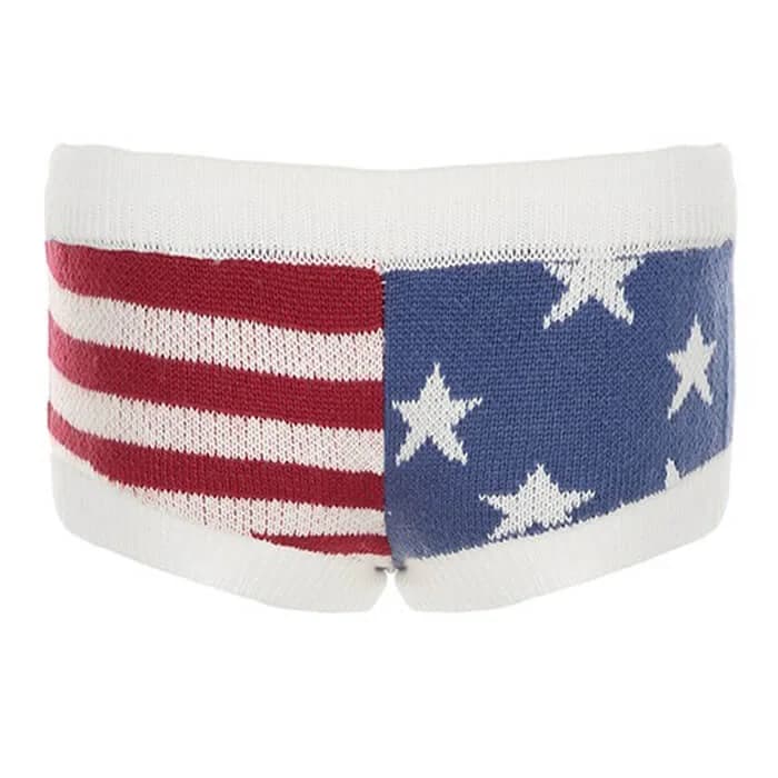 USA Stars & Stripes Knit Shorts — view 2 USA Stars & Stripes Knit Shorts — view 2