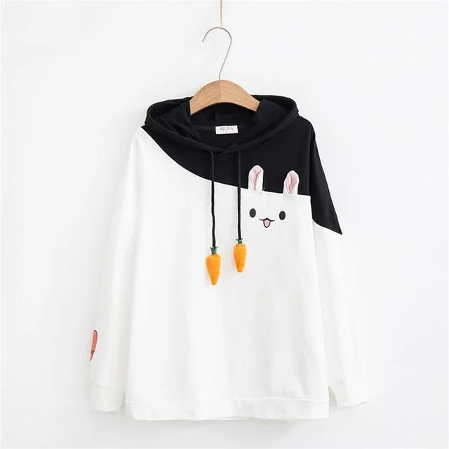 Carrot Bunny Hoodie — view 2 Carrot Bunny Hoodie — view 2