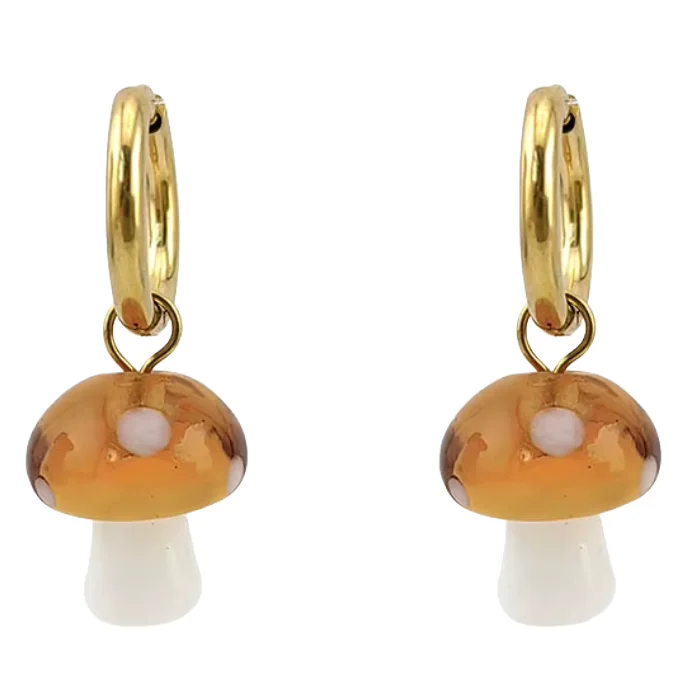 Mushroomcore Earrings — view 2 Mushroomcore Earrings — view 2