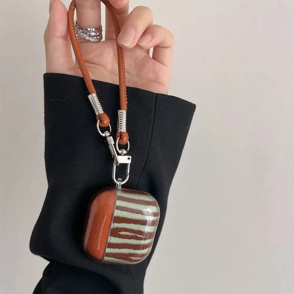 Wild Thing Striped AirPods Case — view 2 Wild Thing Striped AirPods Case — view 2