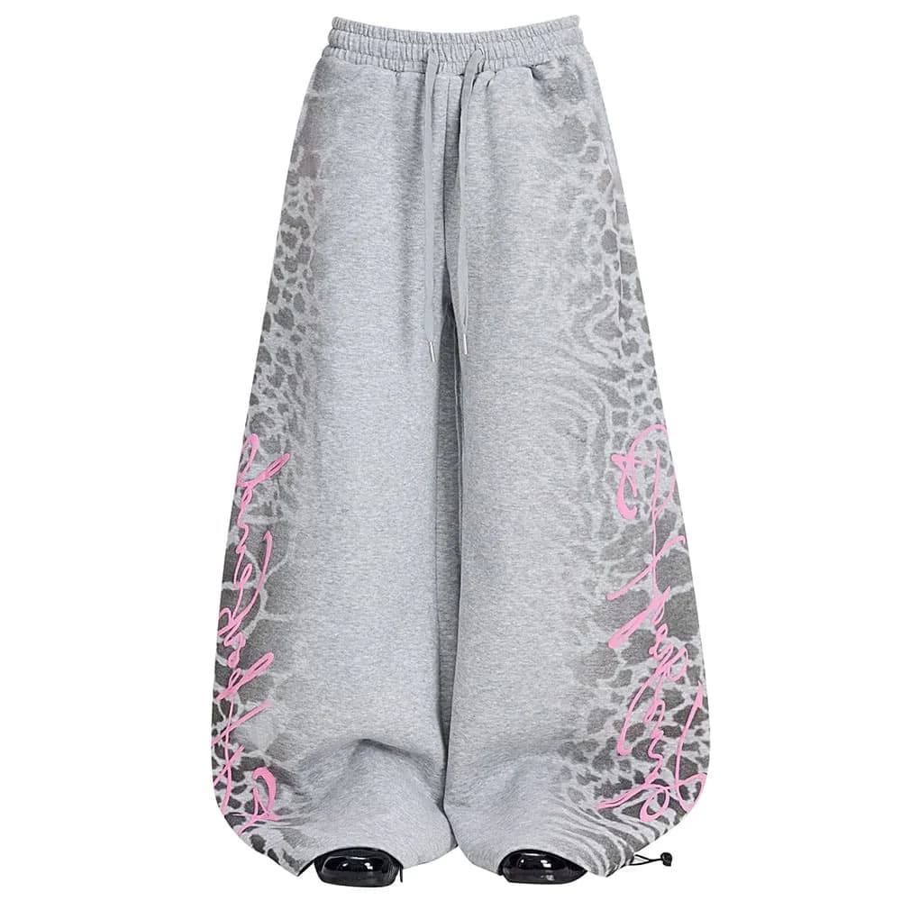 Skater Girl Leopard Print Sweatpants — view 1 Skater Girl Leopard Print Sweatpants — view 1