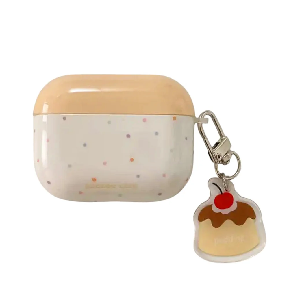 Cute Cherry Cake Airpods Case — view 1 Cute Cherry Cake Airpods Case — view 1