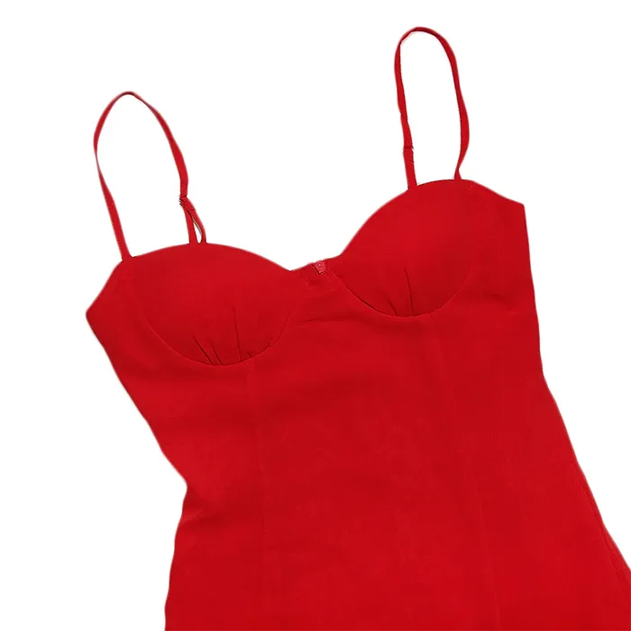 Florence Satin Mini Dress — view 3 Florence Satin Mini Dress — view 3
