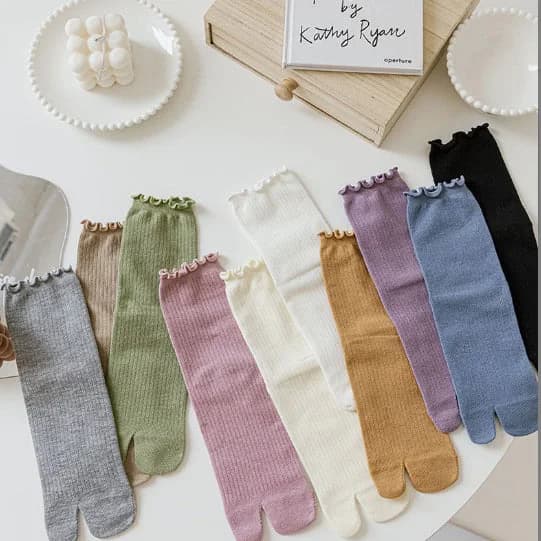 Split Toe Tabi Socks — view 2 Split Toe Tabi Socks — view 2